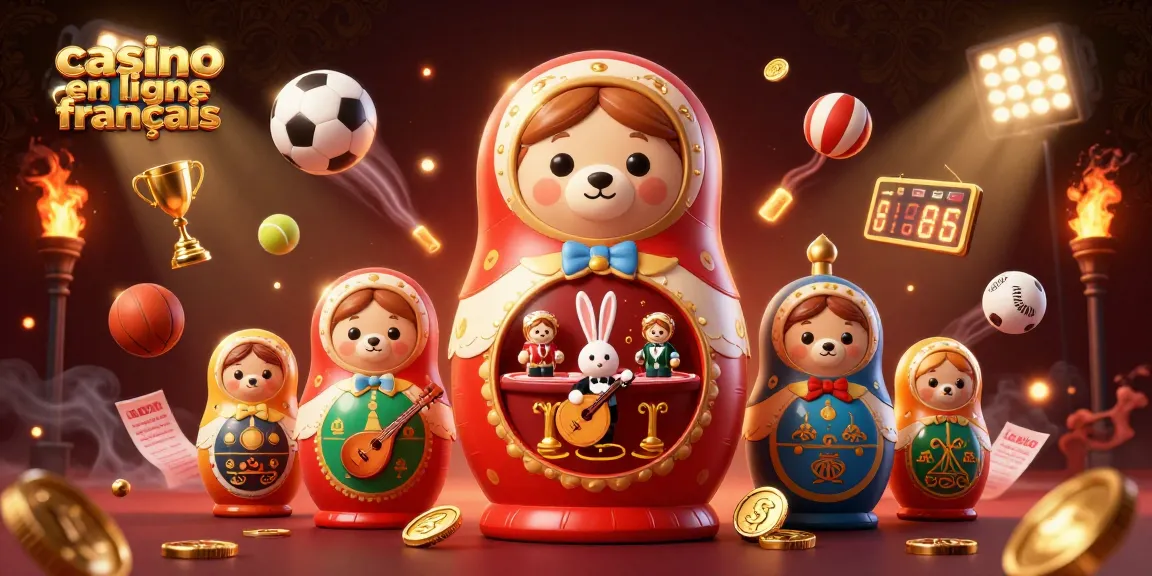 Jouer au casino en ligne français avec des ours en costumes de croupiers, une ambiance festive et des éléments de jeu.