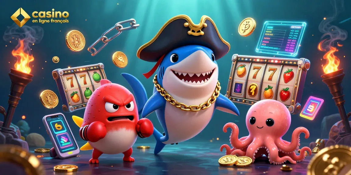 Visitez un casino en ligne français avec des personnages 3D cartoon captivants et des éléments de jeu palpitants.