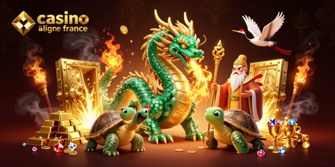 Actionner vos gains avec casino en ligne France, un dragon jade et des trésors dorés vous attendent!