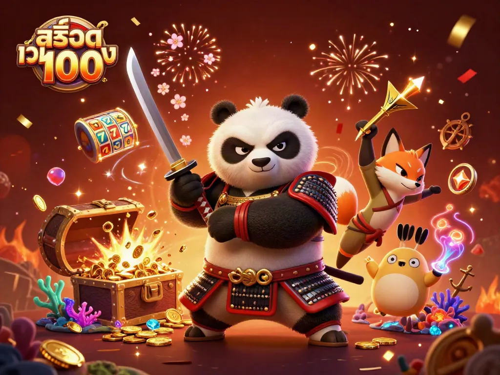 เล่นสล็อตเว็บตรง100 กับซามูไรแพนด้าและหมาป่านินจาในบรรยากาศที่สนุกสนาน