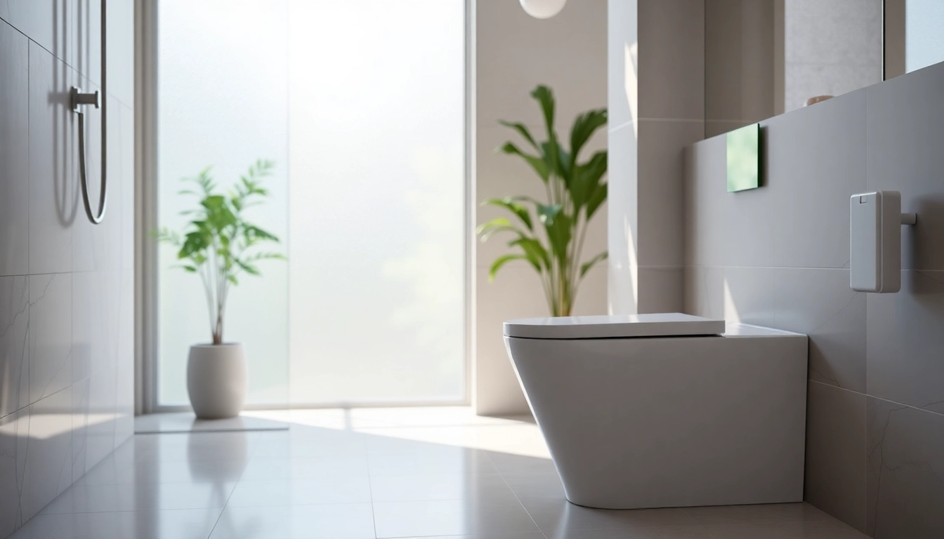 Visita il nostro copri wc elegante e moderno in un ambiente bagno contemporaneo.
