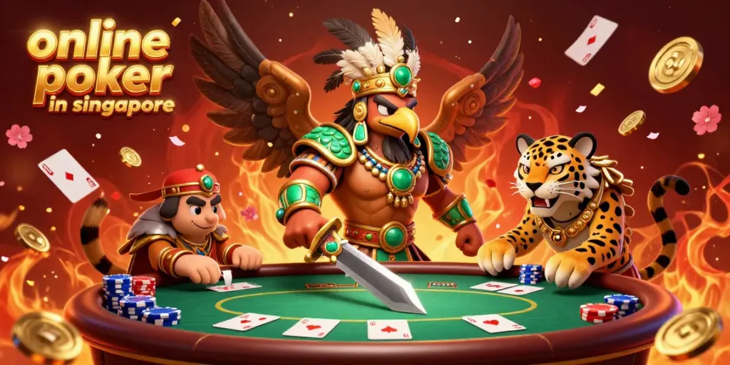 Join the action in online poker in singapore with intense card play and vibrant atmosphere.