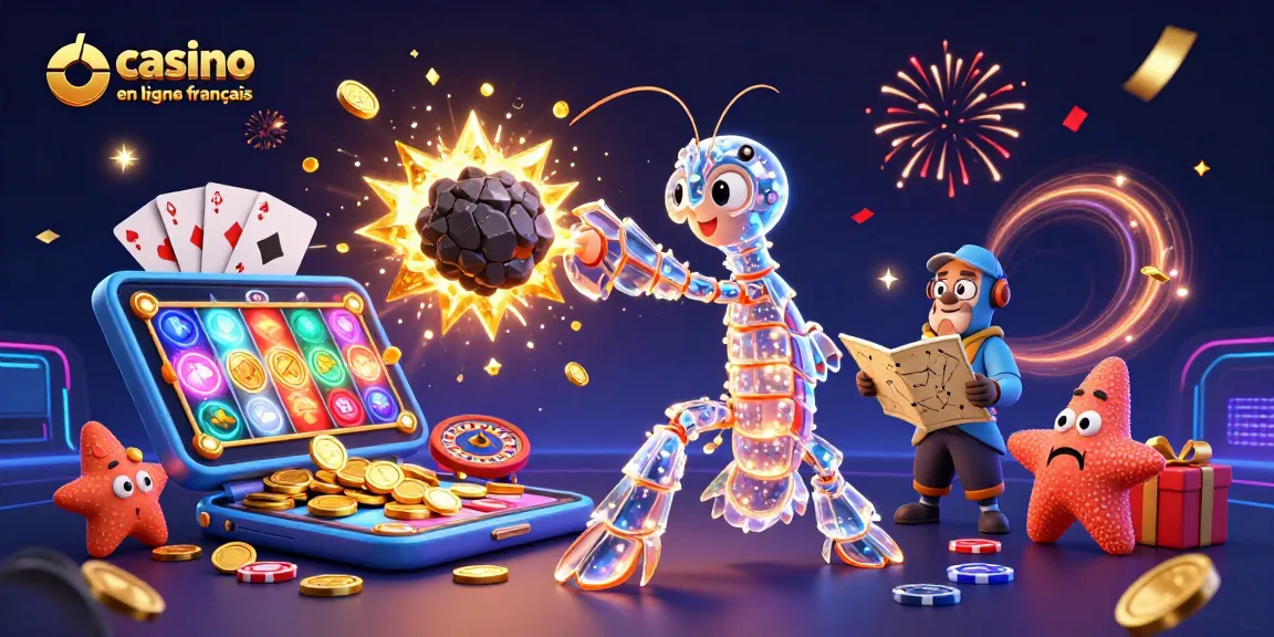 Visualisez un jeu captivant dans un casino en ligne français avec des personnages animés chargés d'énergie et d'éléments de jeu fascinants.