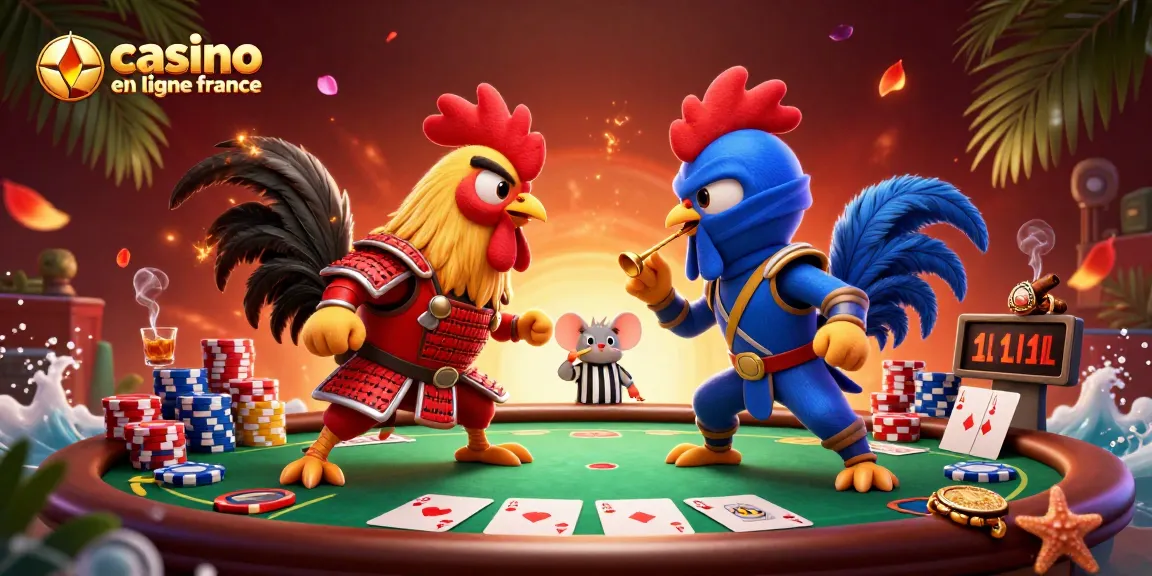 Jouez à des jeux captivants de casino en ligne en France avec des éléments de poker palpitants.