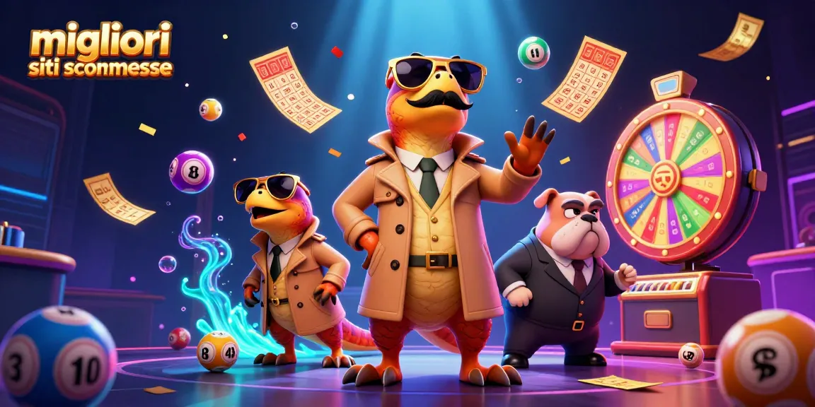 Scopri i migliori siti scommesse attraverso un'illustrazione vivace di rapaci e un bulldog guardiano.
