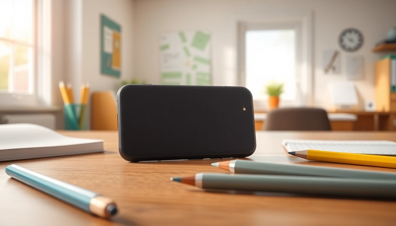 Handytasche Schule zeigt funktionales Design und praktische Nutzung im Schulalltag.