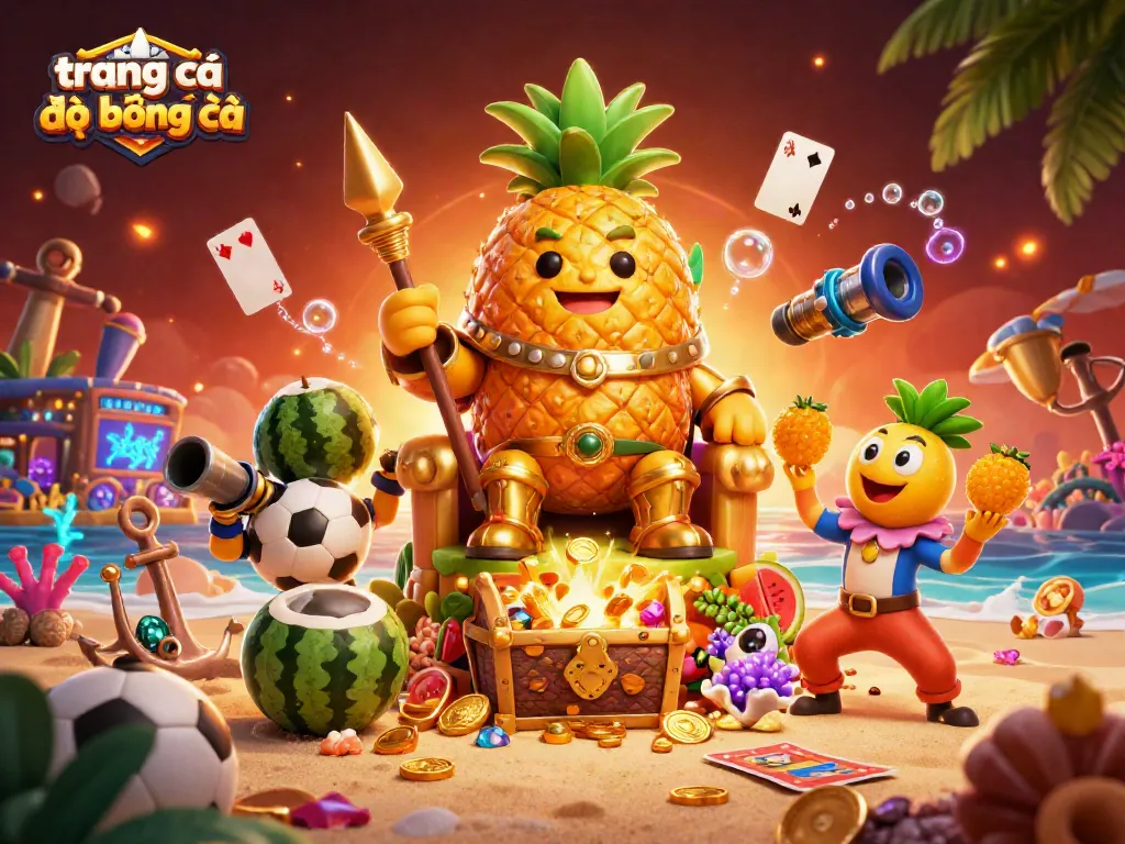 Khám phá trang cá đọ bóng đá với hình ảnh sống động của các nhân vật trò chơi giữa không gian casino.