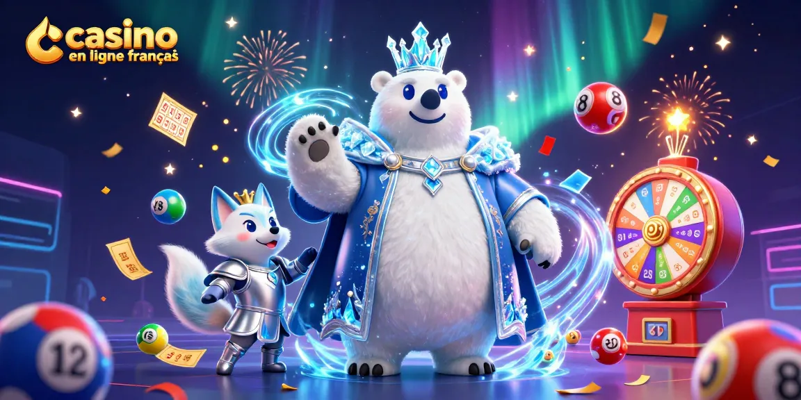 Plongez dans le monde captivant du casino en ligne français avec cette scène festive animée et pleine de surprises.