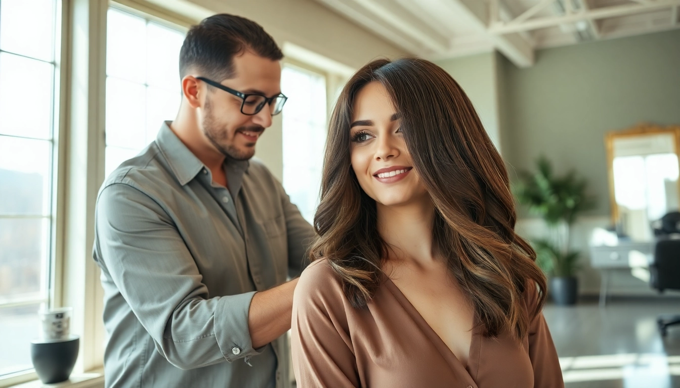 Ace of Fades 212 hair replacement service illustrating personalized attention in a welcoming studio.
