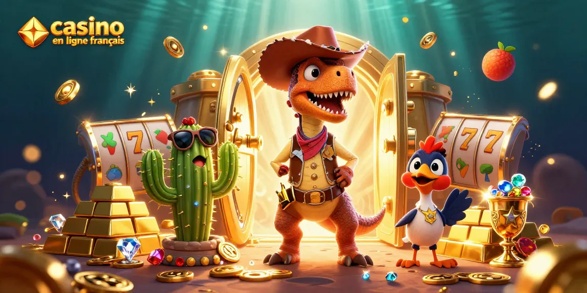 Gagnez gros avec le casino en ligne français en vivant une aventure palpitante avec des dinosaures.