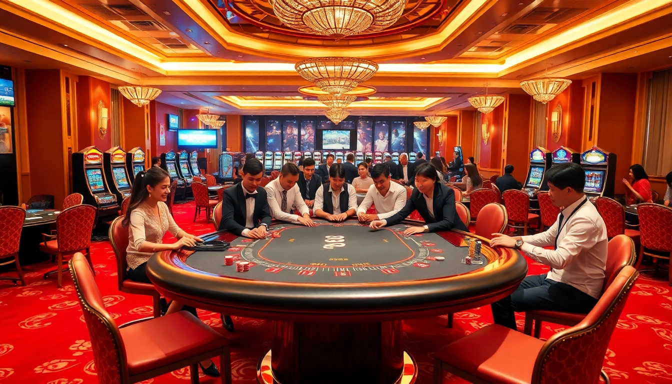 S88 gaming action at a luxurious casino table with players betting and winning excitement.