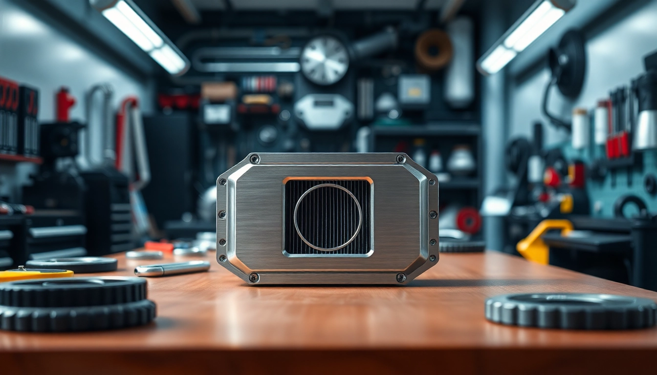 S58 Intake Block-Off Kit showcased prominently on an organized workstation with automotive tools.