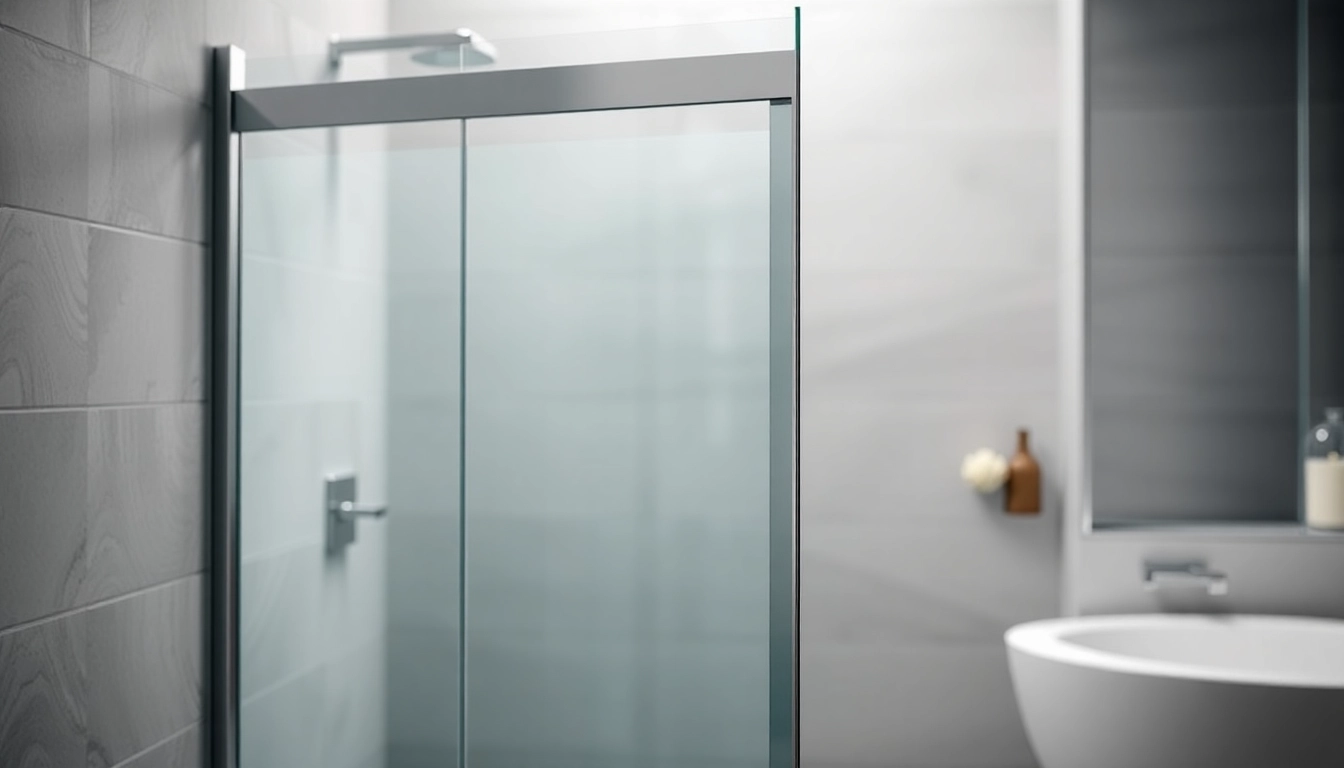 Enhance your bathroom with a beautifully designed semi-frameless shower screen that exudes elegance.