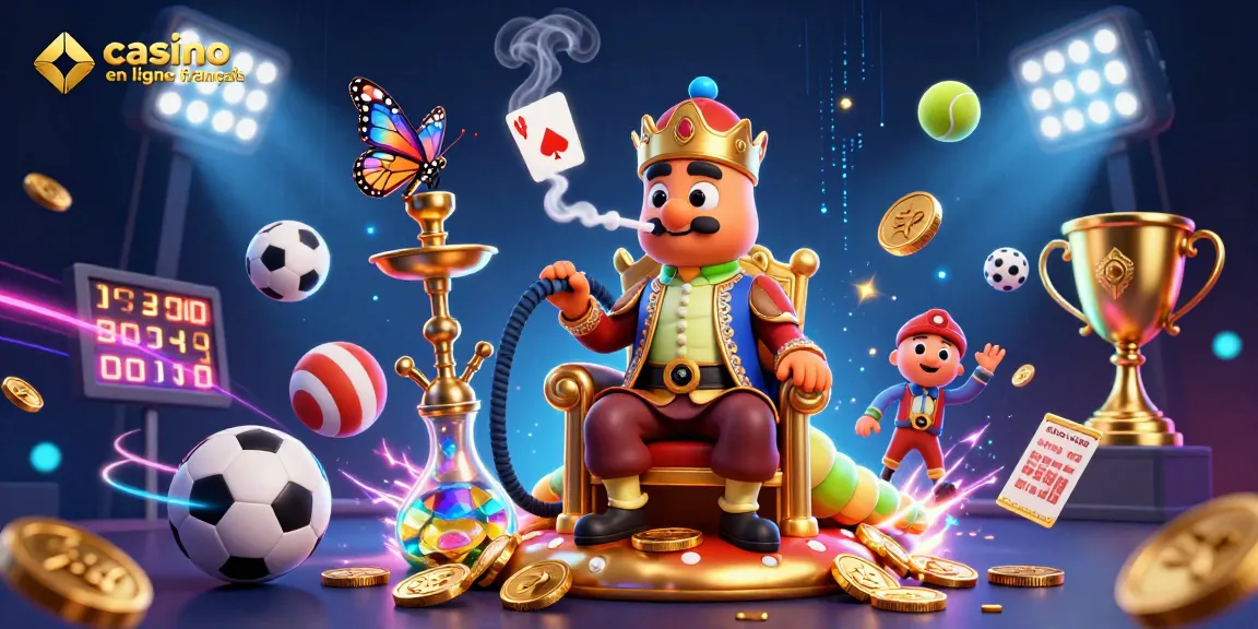Jouer sur un casino en ligne français avec des éléments de jeux de hasard dynamiques et des effets lumineux