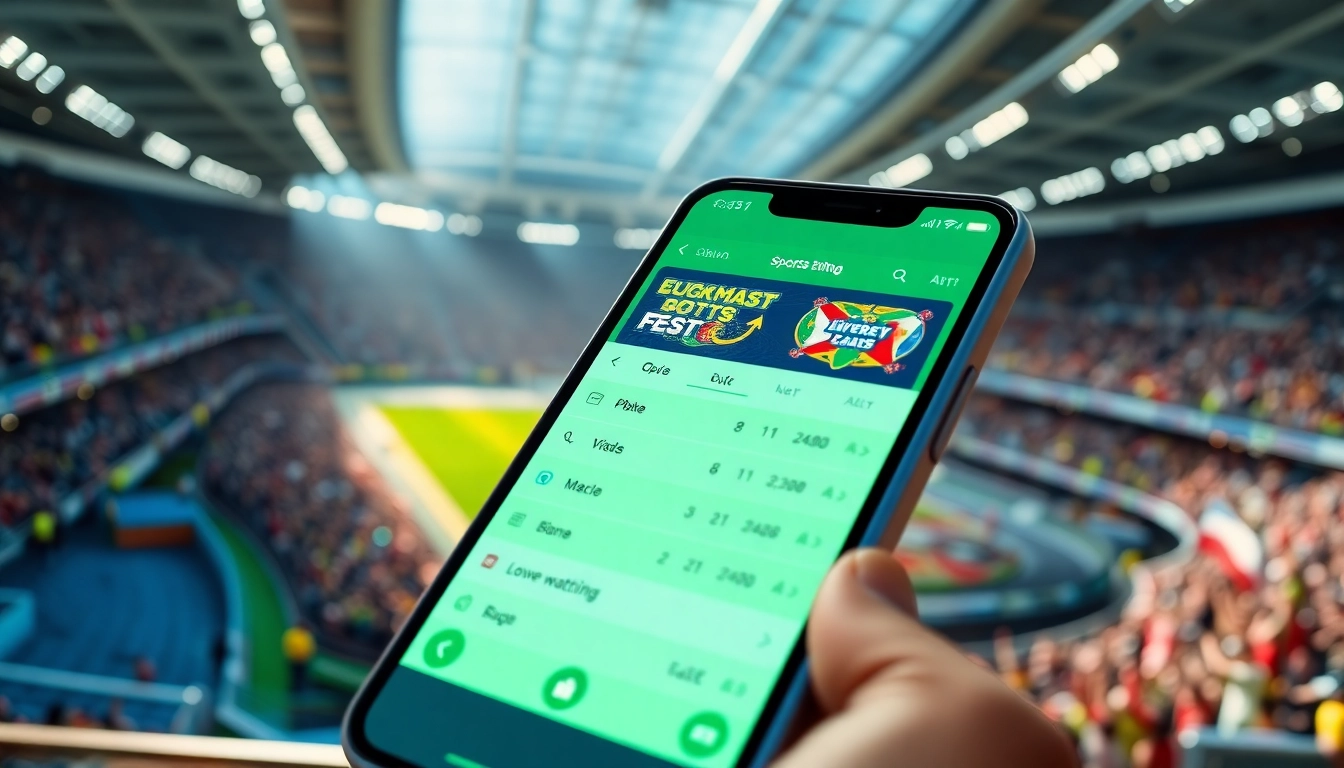 Engaging screenshot of best sports betting apps India showcasing live odds and sports events.