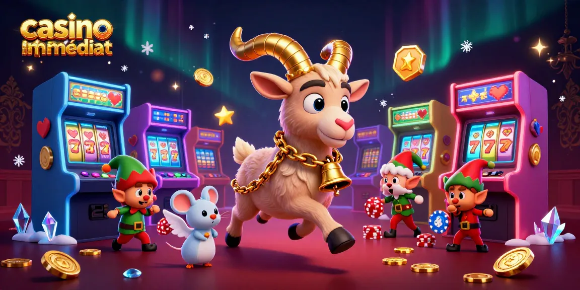 Attirez la chance avec le casino retrait immédiat dans une scène festive d'un casino animé.