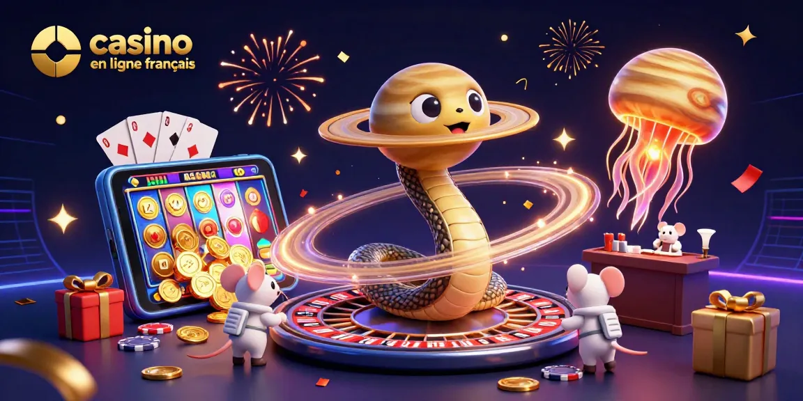Placer des paris sur le casino en ligne français avec des astronautes et une créature cosmique.