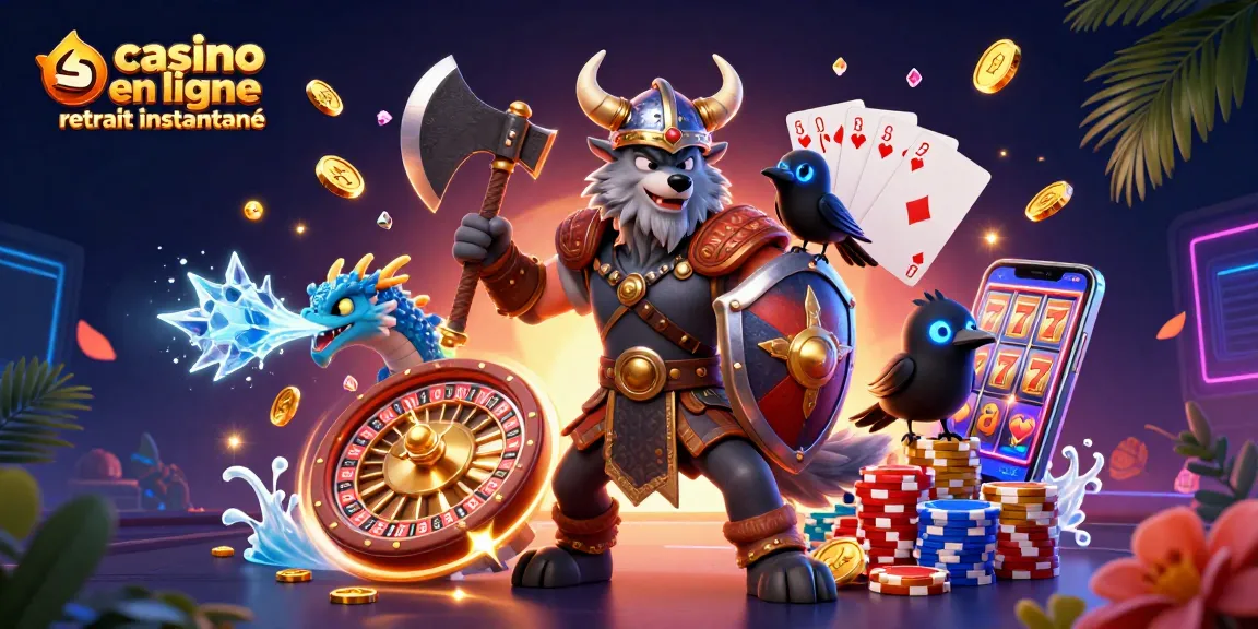 Visitez le casino en ligne retrait instantané et profitez des gains avec des machines à sous et plus.