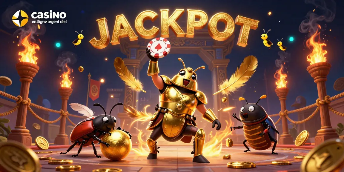Découvrez l'excitation des jeux de casino en ligne argent réel à travers notre illustration captivante.