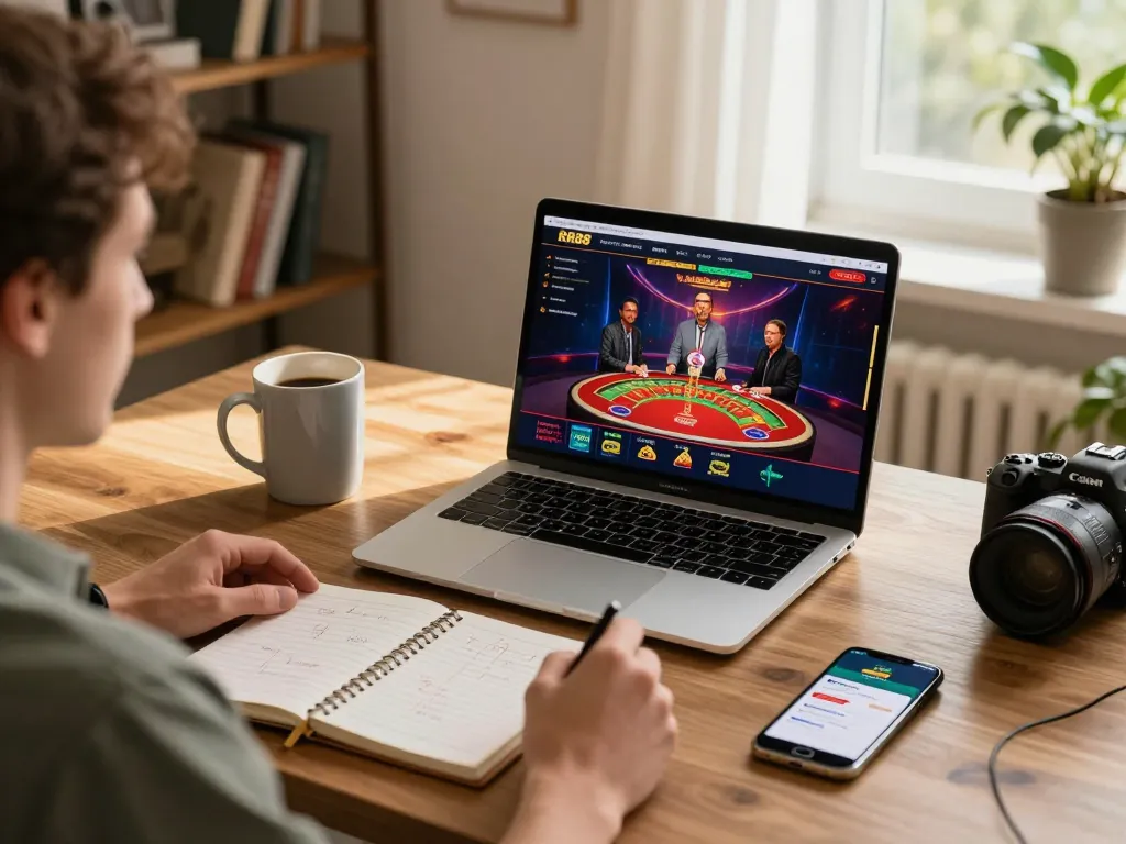 Engaging online gambling at RR88C casino interface featuring live dealer action and strategies