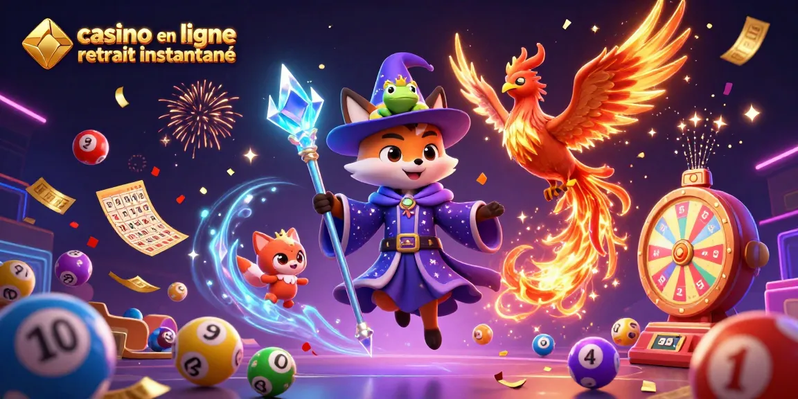 Profitez de gains instantanés avec le casino en ligne retrait instantané, jeux animés et loto captivant.