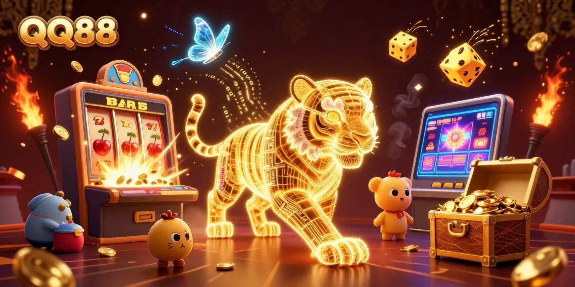Experience thrilling online gaming with QQ88 in a vibrant casino landscape.
