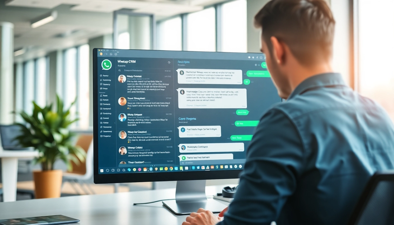 Enhance customer engagement with WhatsApp Smart CRM interface showcasing automated features