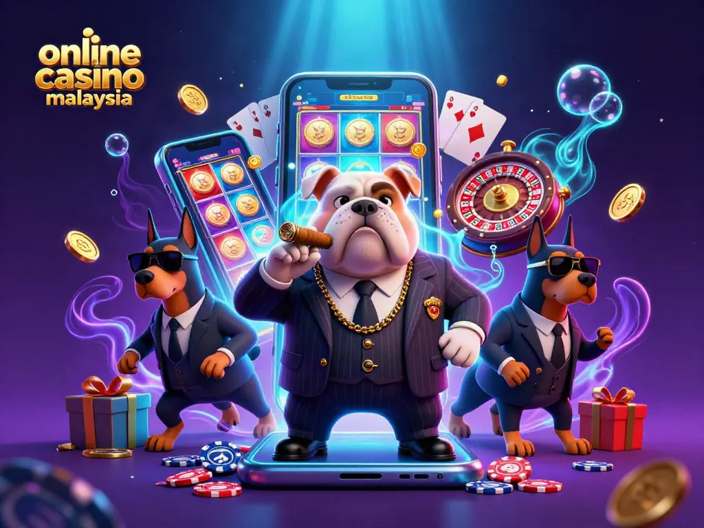 Experience the thrill of online casino malaysia with vibrant slot games and dynamic characters.