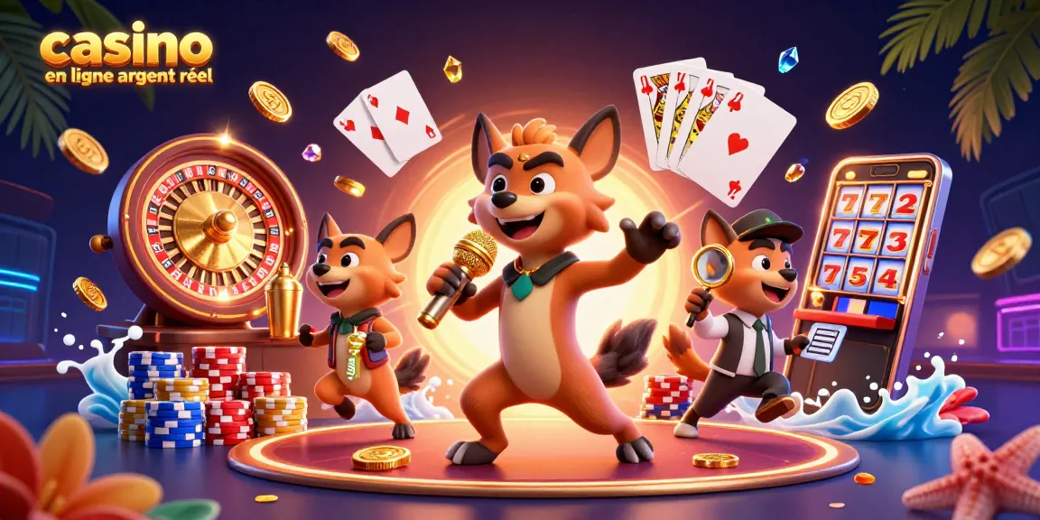 Jouez et gagnez avec des jackpots au casino en ligne argent réel, ambiance festive et personnages animés.