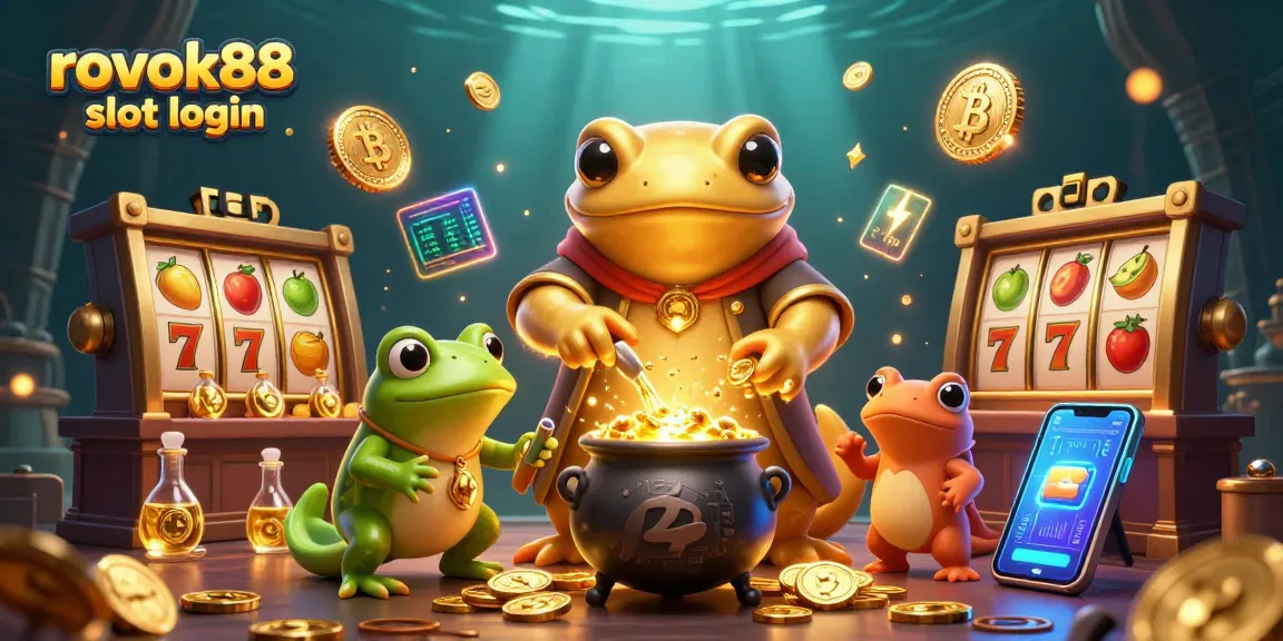 Hit winning jackpots with rokok88 slot login featuring dynamic casino characters and vibrant game elements.