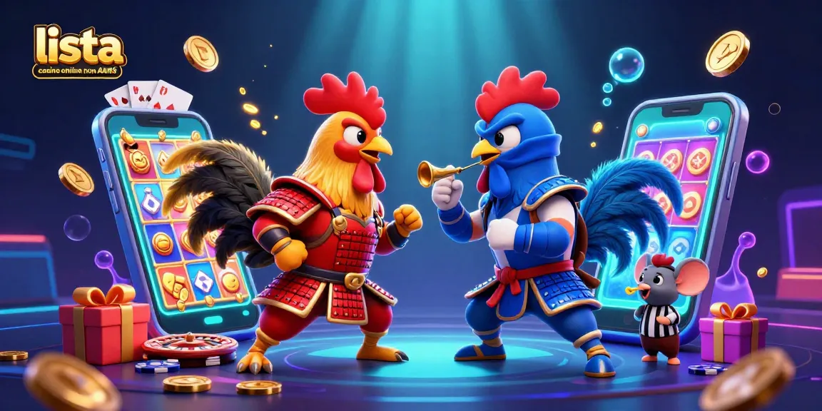 Gioca alla lista casino online non AAMS con emozionanti combattimenti tra galli e giochi scintillanti.
