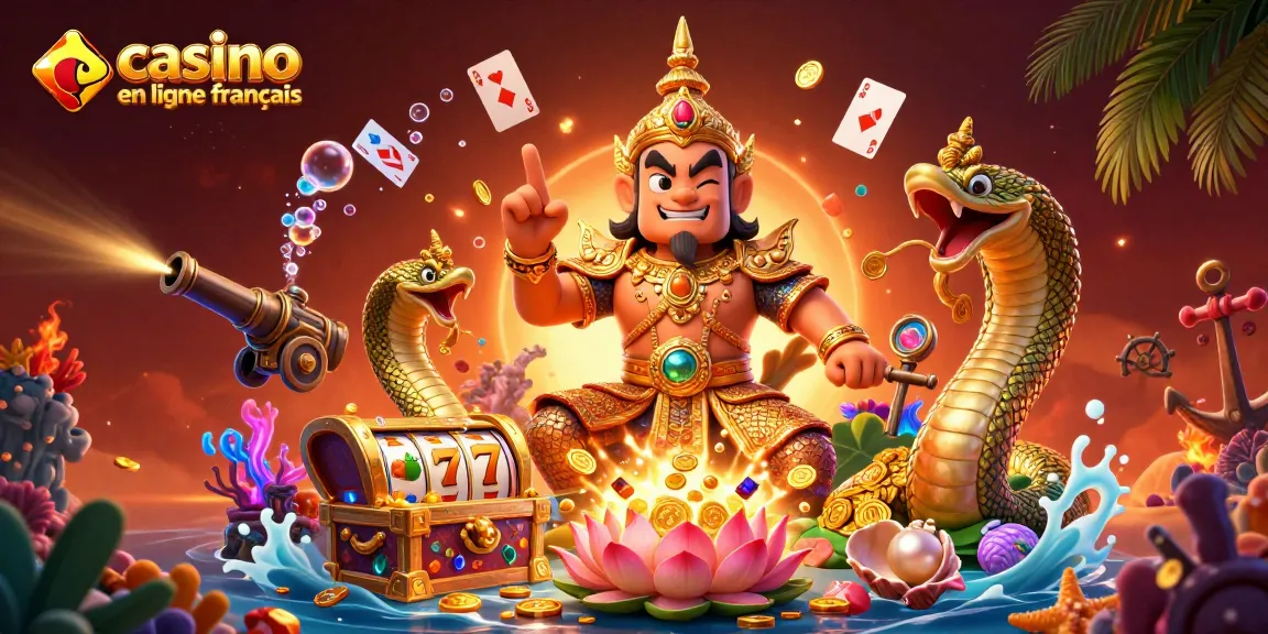 Profitez du casino en ligne français avec des gardiens thaïlandais et des trésors sous-marins.