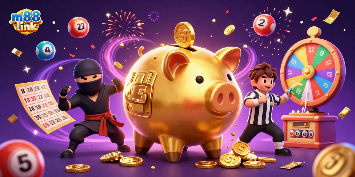Engage with thrilling m88 link at the online casino featuring exciting game elements and lively characters.
