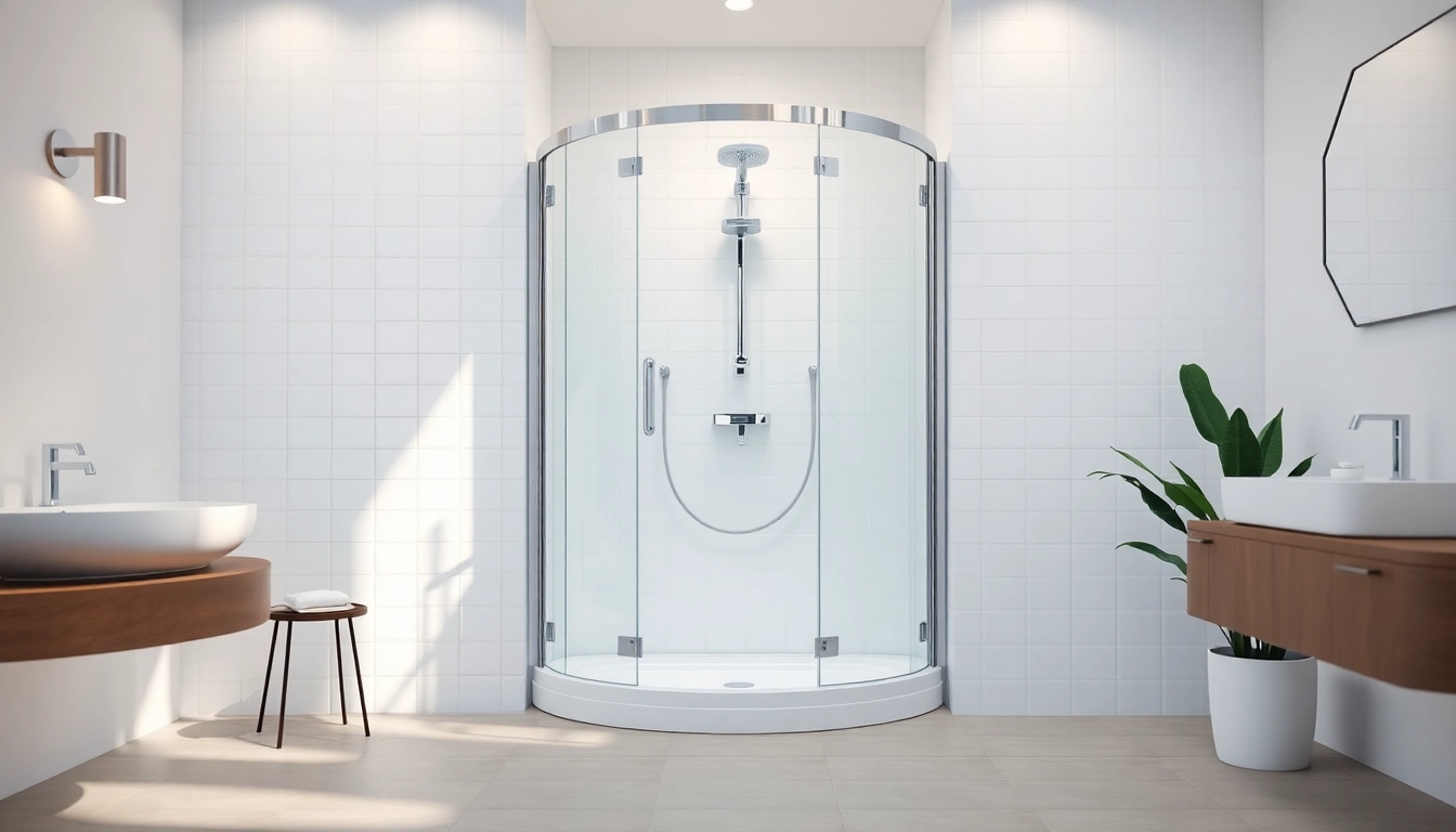 Erleben Sie die sonni Duschkabine 80x80 in einem modernen Badezimmer mit eleganten Designs.