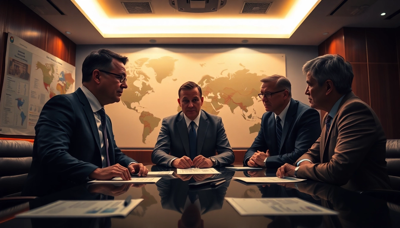 Analyzing National Security Risk in a tense leadership meeting with strategic discussions.