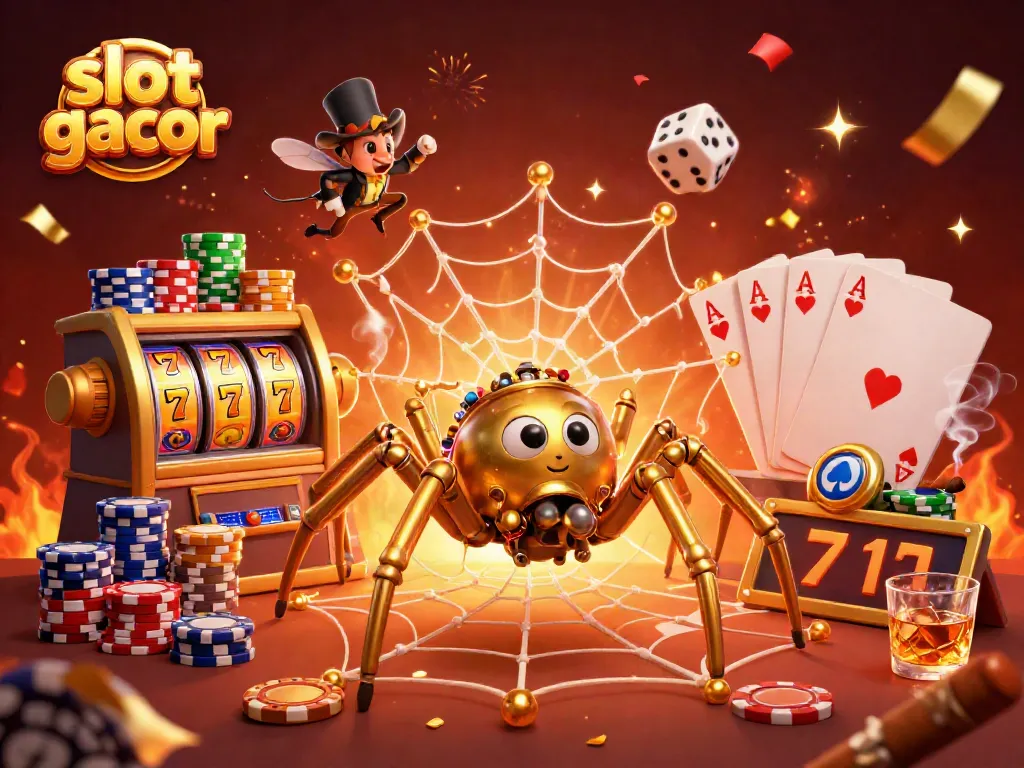 Engage with slot gacor through a dynamic 3D illustration of a winning scene