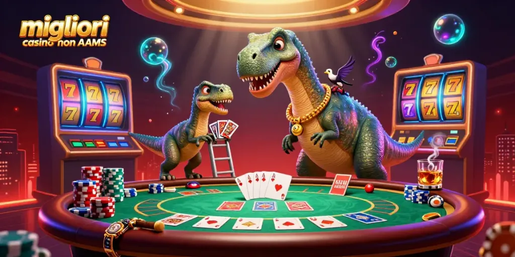 Gioca nei migliori casino non AAMS e scopri tavoli di poker e slot incredibili.