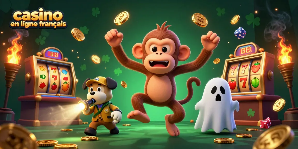 Jouer au casino en ligne français avec fascination dans une scène animée et magique.