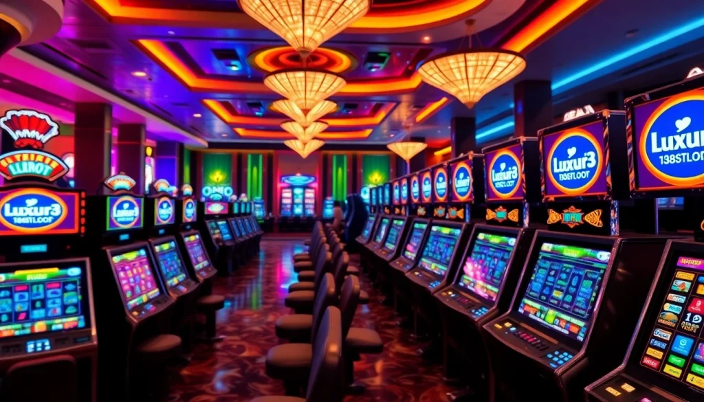 Menghadapi keseruan bermain luxury138 slot dengan mesin slot dan dekorasi premium
