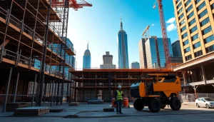 Manhattan Commercial General Contractor team actively working on a construction project in Manhattan.