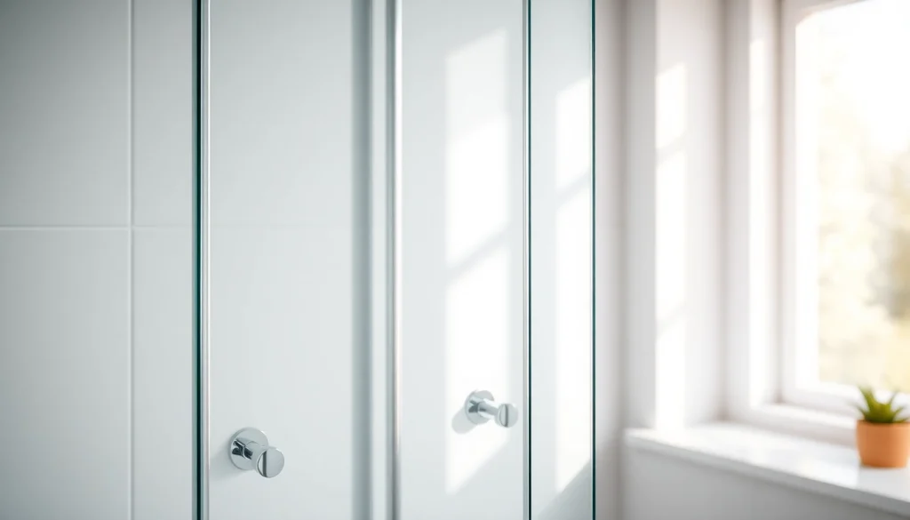 Admire the elegant paroi de douche designed for a modern bathroom ambiance.