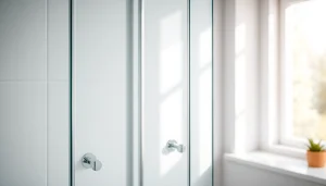 Admire the elegant paroi de douche designed for a modern bathroom ambiance.