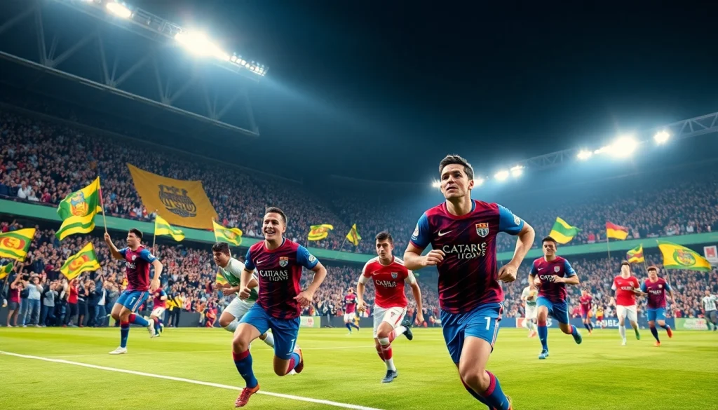 شاهد كورة لايف في مباراة كرة قدم مثيرة وسط جمهور مفعم بالحيوية.