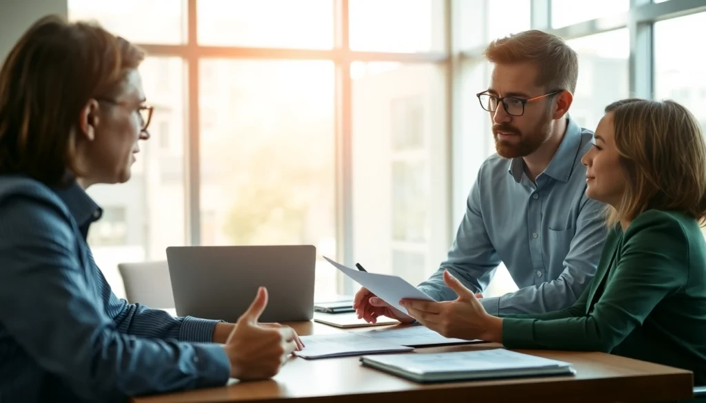 카드 현금화 방법을 설명하는 전문가와 고객의 대화 모습