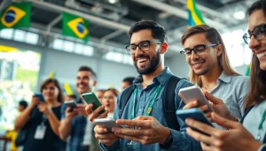 Engaging in sports betting Brazil with mobile apps in a dynamic setting.