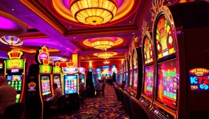 ผู้เล่นที่มีความสุขในเกม 918kiss slot กับเครื่องสล็อตที่สดใส