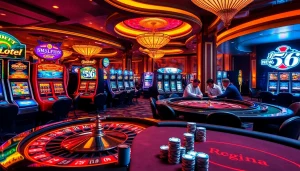 Experience excitement at New 66 with vibrant casino games and engaging players.