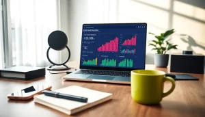Email verification dashboard showcasing improved deliverability metrics and a productive workspace.