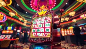 Mainkan mahjong slot dengan tampilan slot mesin yang penuh warna dan desain yang menarik.