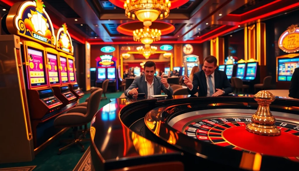 Players engaging at a high-stakes casino table highlighting the link 789club for online gambling.